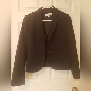 Calvin Klein Elegant Black Blazer Size 8P